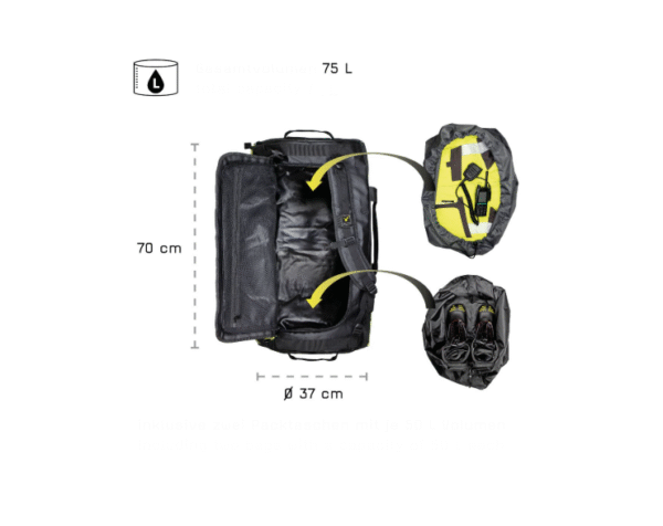 Drabužių krepšys BARRELBAG - Image 3