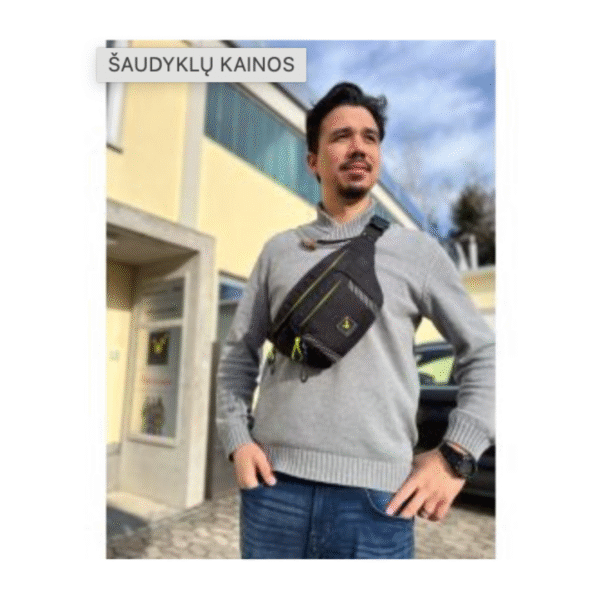 FIGO PRO juosmens krepšys - Juodas - Image 4