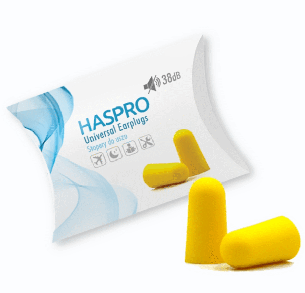 HASPRO silikoniniai ausų kištukai (27dB) - 1 pora