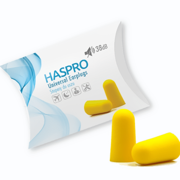 HASPRO silikoniniai ausų kištukai (27dB) - 1 pora