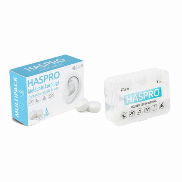 HASPRO silikoniniai ausų kištukai (27dB) - 6 poros - Image 6