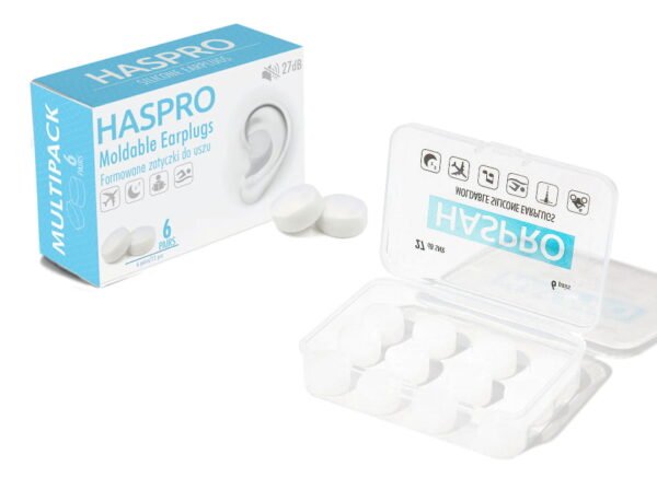 HASPRO silikoniniai ausų kištukai (27dB) - 6 poros - Image 7