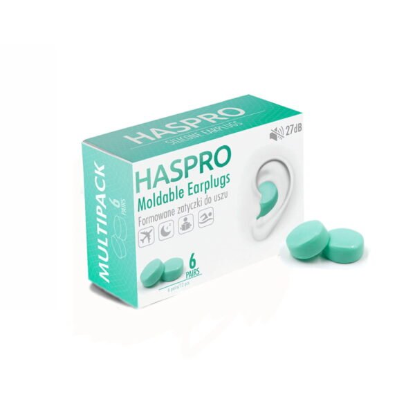 HASPRO silikoniniai ausų kištukai (27dB) - 6 poros - Image 8