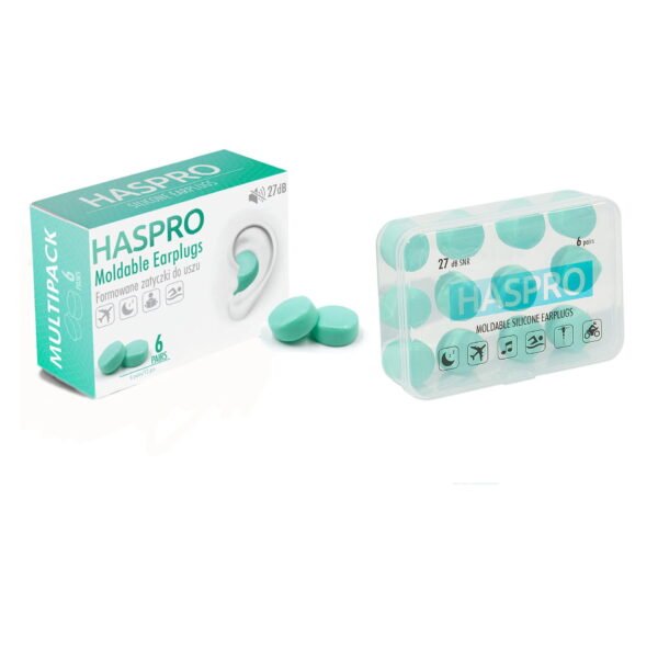 HASPRO silikoniniai ausų kištukai (27dB) - 6 poros - Image 9