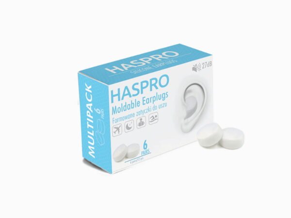 HASPRO silikoniniai ausų kištukai (27dB) - 6 poros - Image 4