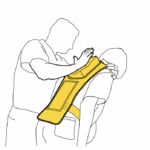 Heimlich manevro mokymai vaikams su treniravimo liemene