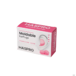 HASPRO silikoniniai ausų kištukai prisitaikantys (27dB) 6 poros rožiniai