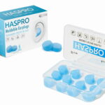 Haspro silikoniniai ausu kistukai 27db 6 poros.melyni militra 4