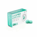 Haspro silikoniniai ausu kistukai 27db 6 poros.zali militra. 5 3