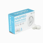 Haspro silikoniniai ausu kistukai 27db balti militra 6 poros 1 3