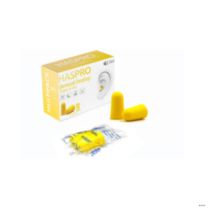 Ausų kištukai HASPRO MULTI10 10 porų geltoni