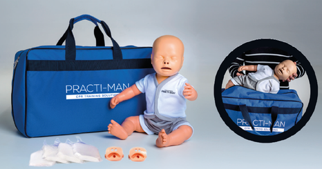 Practi baby kudikio gaivinimo manekenas